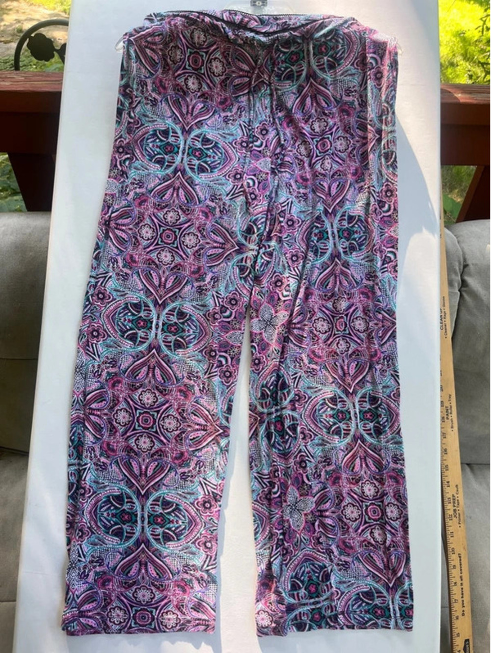 Women’s large lounge pants, soft, comfortable, pink aqua